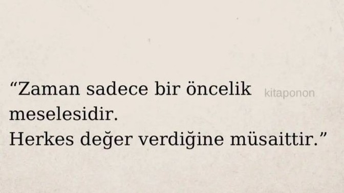 Kimsenin önceliği oldunuz mu?