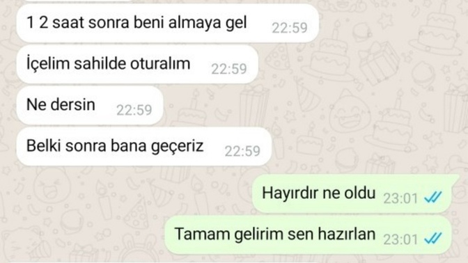 Bir şey yaşanır mı?
