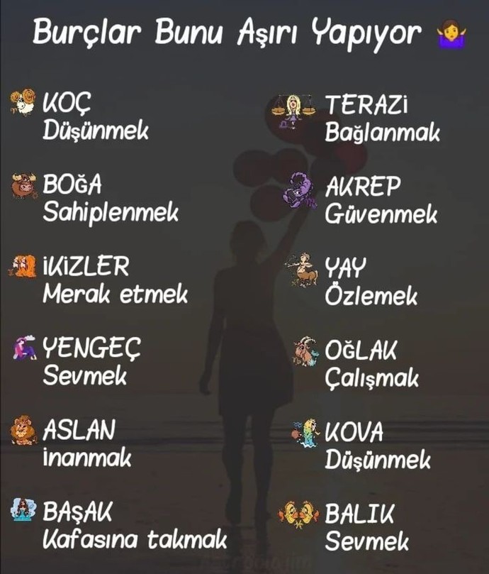Senin burcunun abartarak yaptığı davranış hangisi?