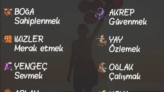 Senin burcunun abartarak yaptığı davranış hangisi?