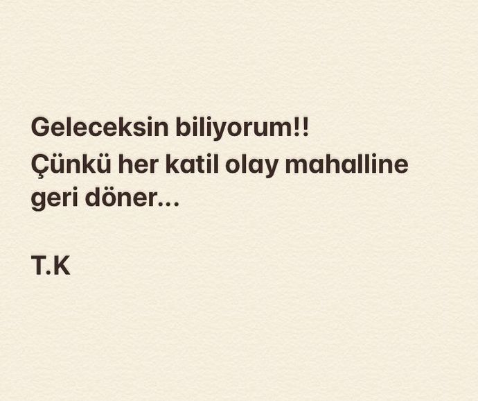 Her katil olay yerine geri dönermiş. Siz bu resme hangi yönden bakan tarafsınız?