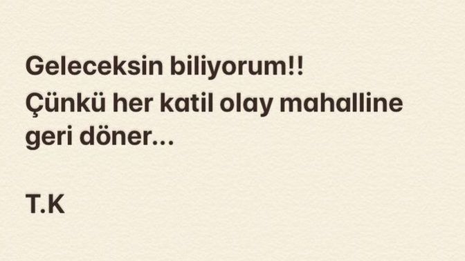 Her katil olay yerine geri dönermiş. Siz bu resme hangi yönden bakan tarafsınız?
