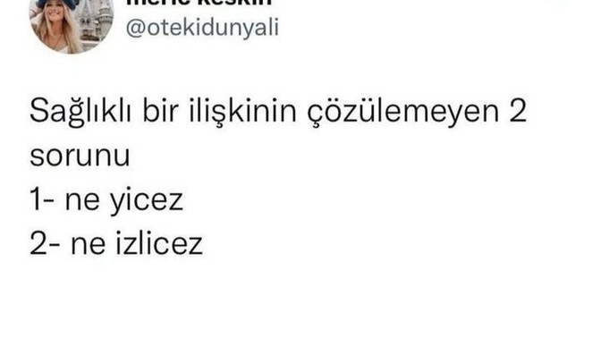 Sağlıklı bir ilişki size göre nedir?