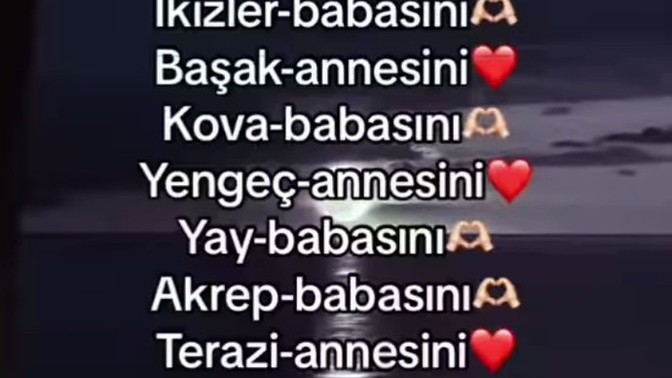 Burcunuza göre en çok kimi seviyorsunuz?