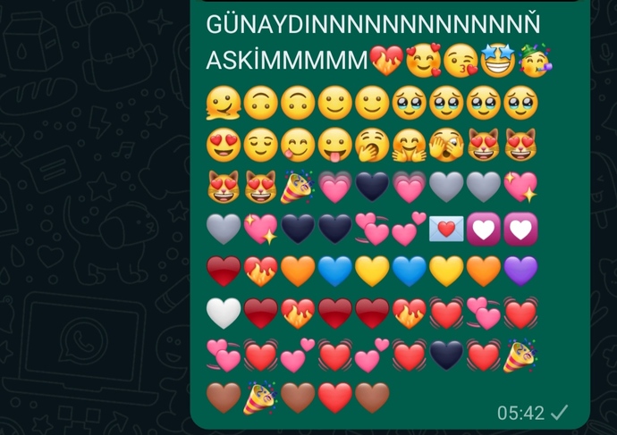 Günaydın mesajları atıldı/alındı mı?