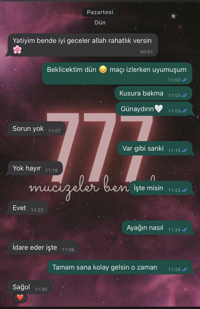 Niye durduk yere trip yedim şimdi? ( flört dönemindeyiz)?