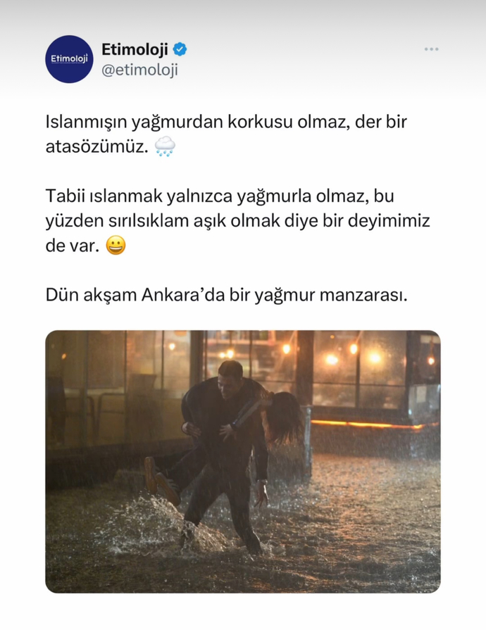 Em son ne zaman sırılsıklam oldunuz?