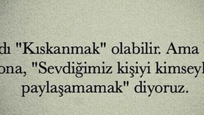 Kıskanmayan biri seviyor mudur?