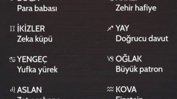 Burcunuza lakap takılırsa ne olur?