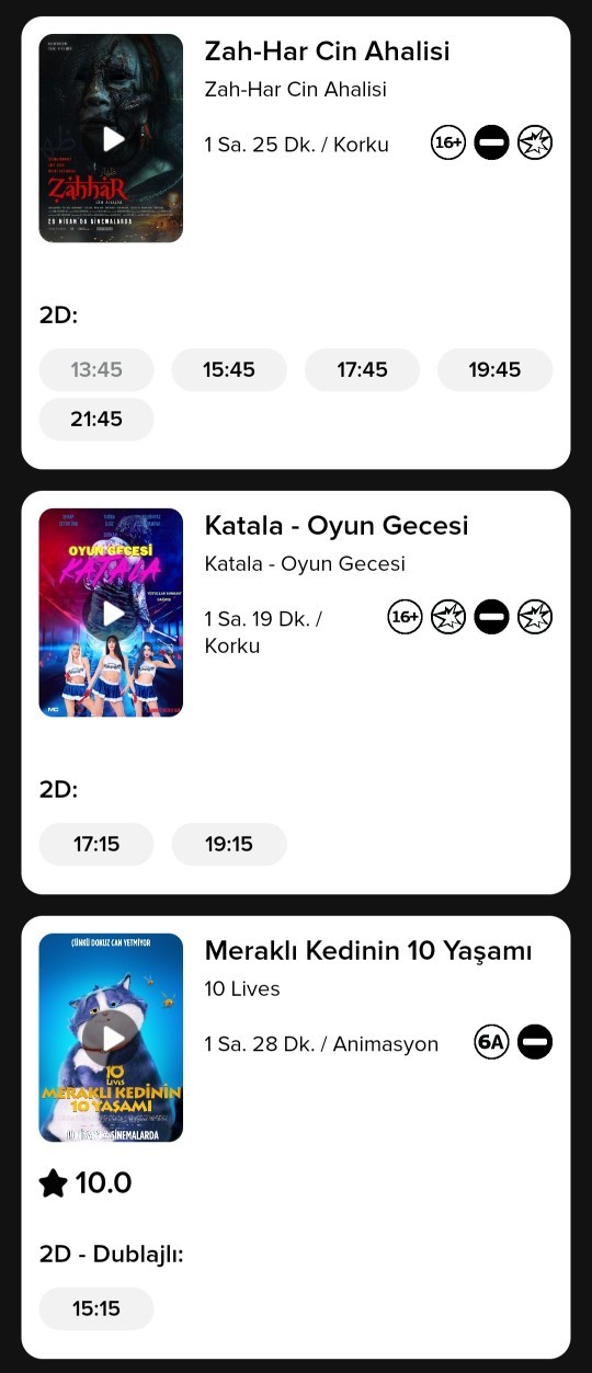 Arkadaşlar birazdan sinemaya gitmek istiyorum film önerirmisiniz?