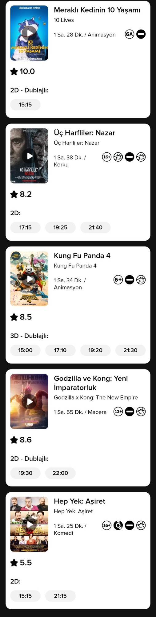 Arkadaşlar birazdan sinemaya gitmek istiyorum film önerirmisiniz?