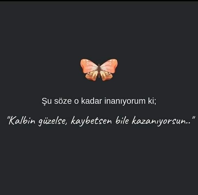 Güne pozitif bir söz bırak?