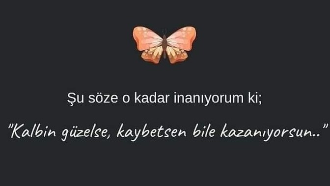 Güne pozitif bir söz bırak?