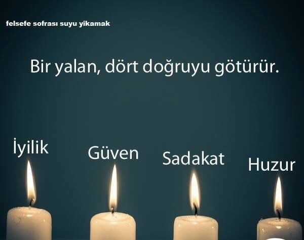 Yalanlar mı güçlüdür yoksa doğrular mı?