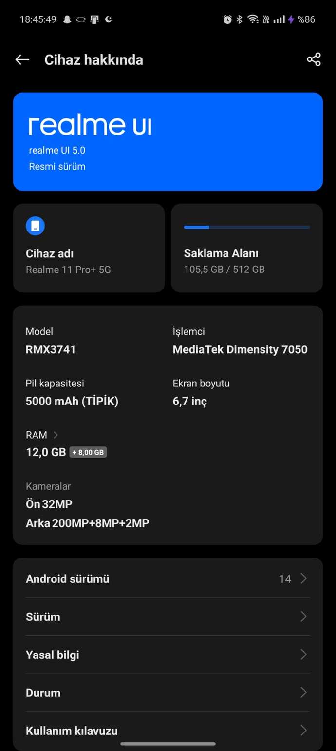 Telefon modeliniz nedir?