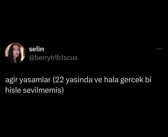 Gerçek anlamda hiç sevilmedik ne olacak sonumuz?