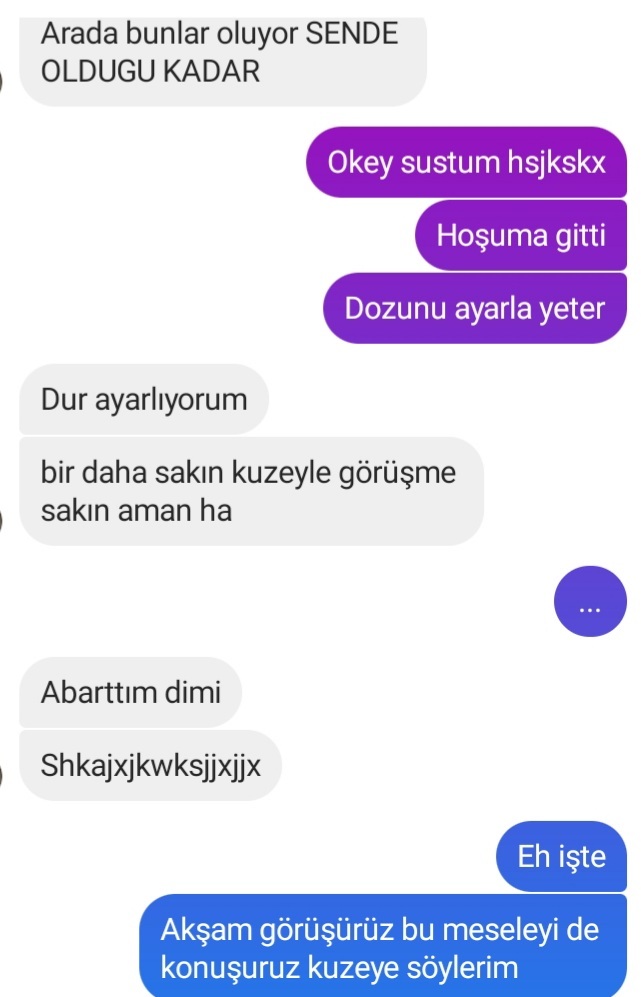 Kıskançlığını bu şekilde belirten erkek?