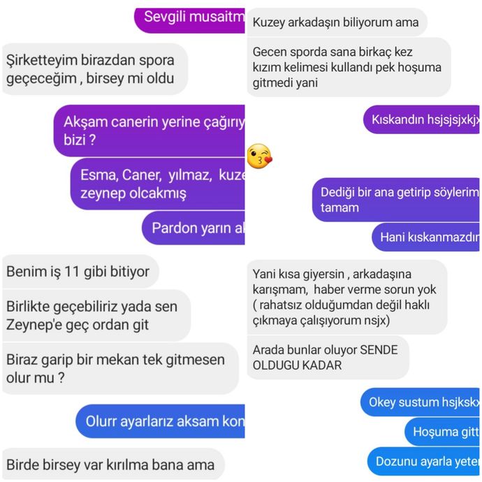 Kıskançlığını bu şekilde belirten erkek?