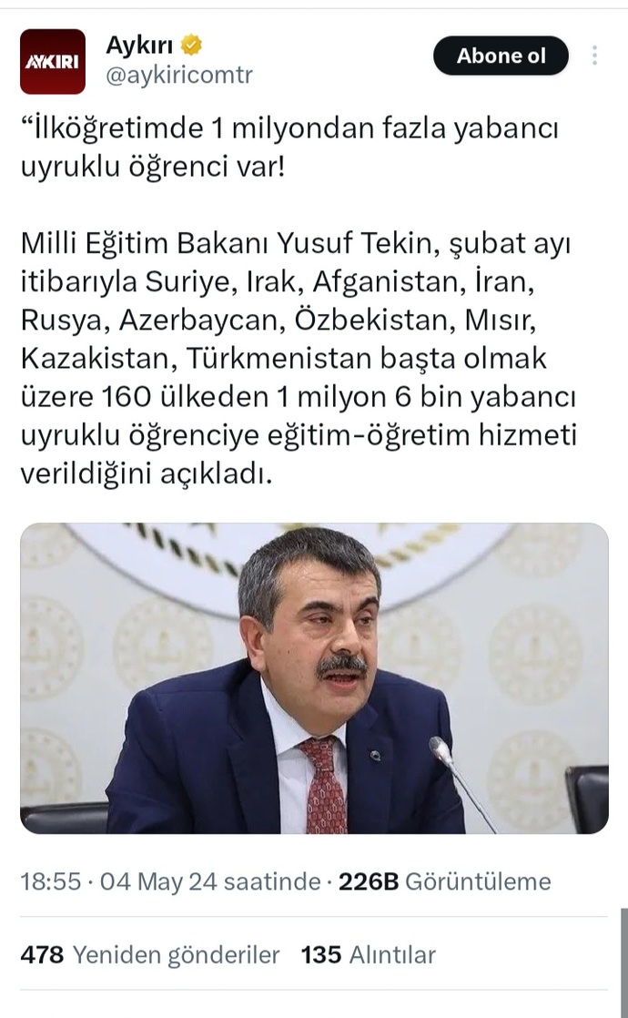Sizce ülkemizde kac milyon göçmen var?