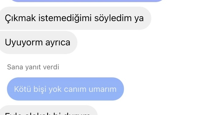 Bigodan tanıştığım kız beni ekti birde üstüne hakaret etti bende ağzıma geleni söyledim sonradan kim haklı?