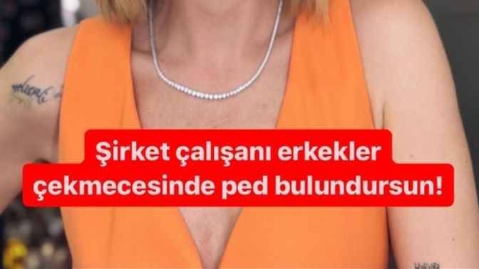 Çekmenizde ped bulunduruyor musunuz?