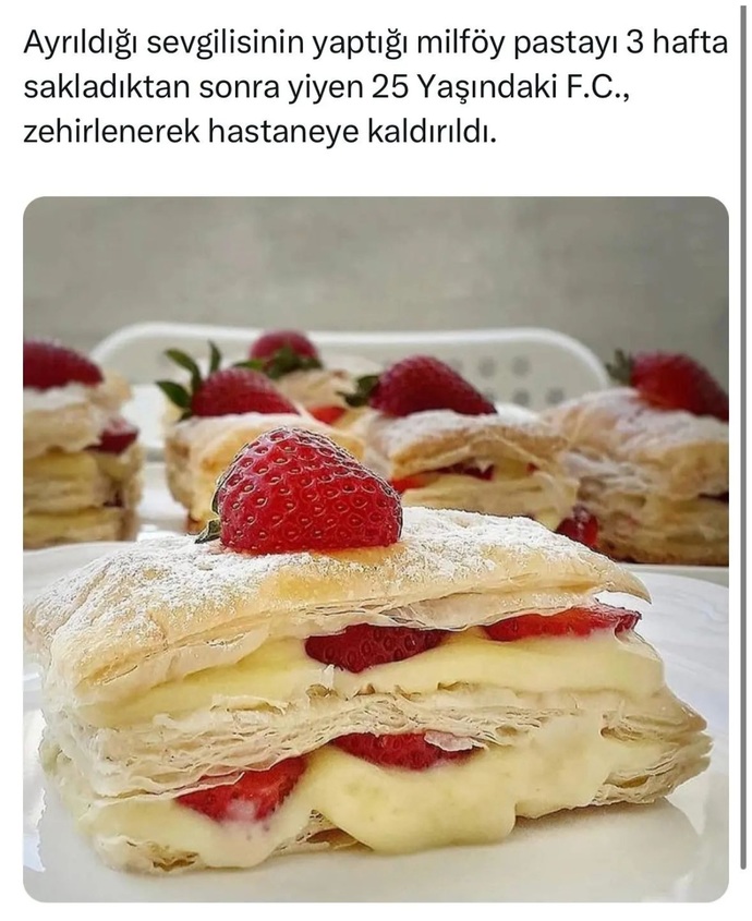 Sevgilinizden gelen pasta , keki yer misiniz?