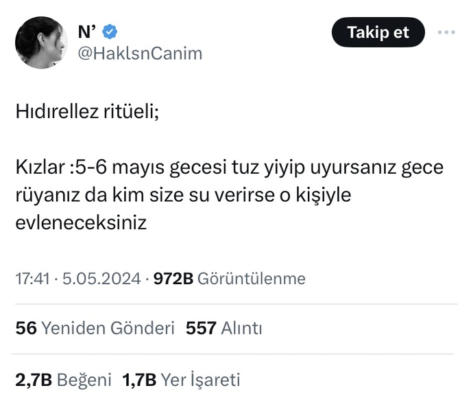 Bu gece yatmadan tuz yiyecek misiniz 😌?