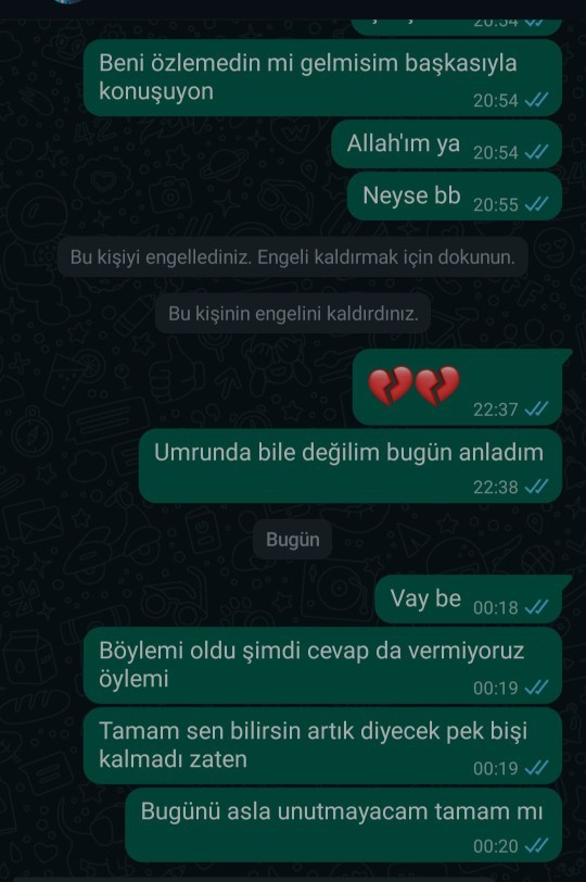 Arkadaşlar sizce ayrılmalı mıyım okur musunuz devamlı kafamı yoruyor bu ilişki?