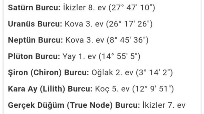 Kız arakdaşım doğum haritam hakkında cevap sordu?