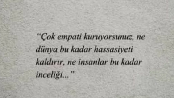 Empatinin fazlası zarar mı?