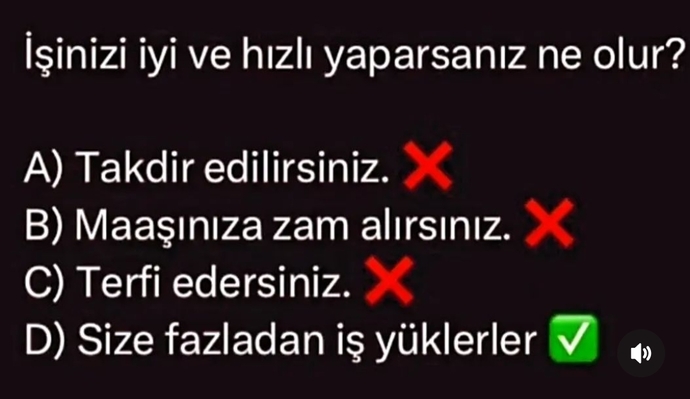 İşinizi iyi yaparsanız ne olur?