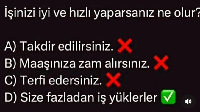 İşinizi iyi yaparsanız ne olur?