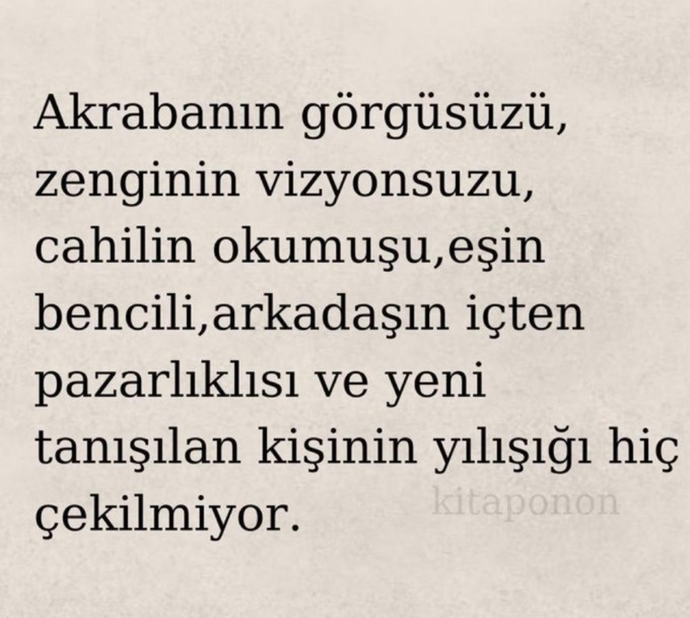 Hangi tür insanlar çekilmez olur?
