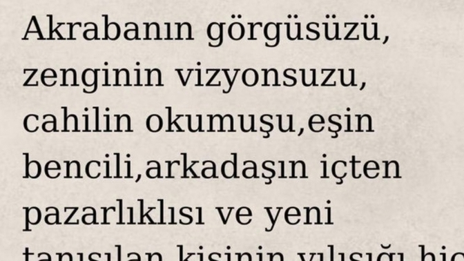 Hangi tür insanlar çekilmez olur?