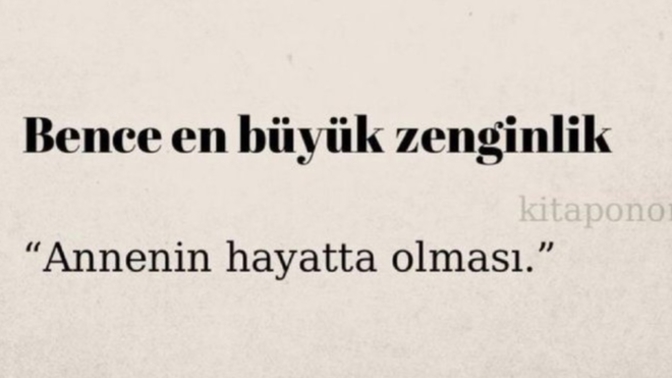 Sizin için en büyük zenginlik nedirr?