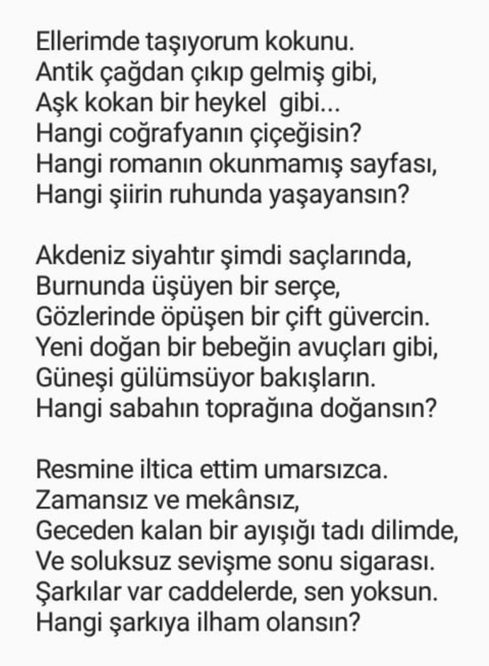 Şiirlerle aranız nasıldır?