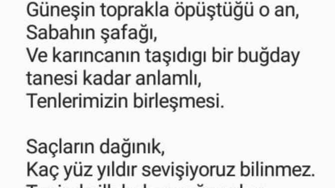 Şiirlerle aranız nasıldır?