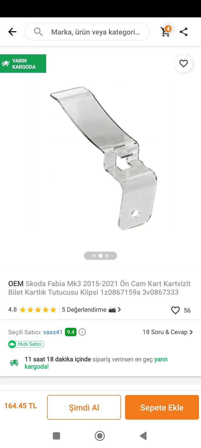 Araç için kart tutucu nereden bulurum?