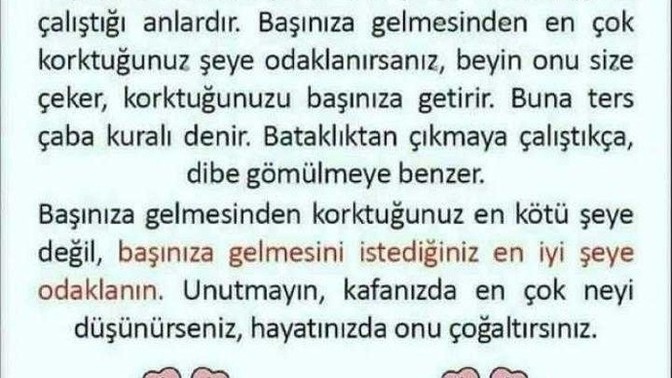 Korktuğunuz şey başına geldi mi?