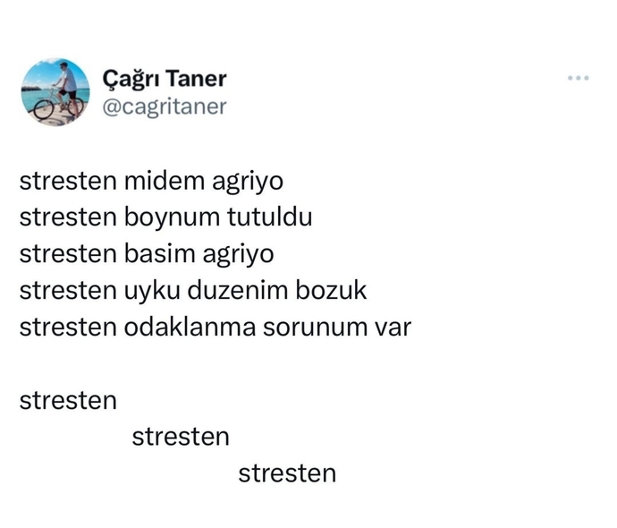 Hayatınızda stres var mı?