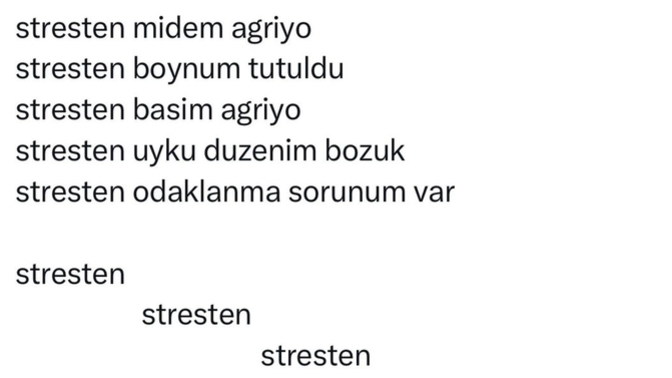 Hayatınızda stres var mı?