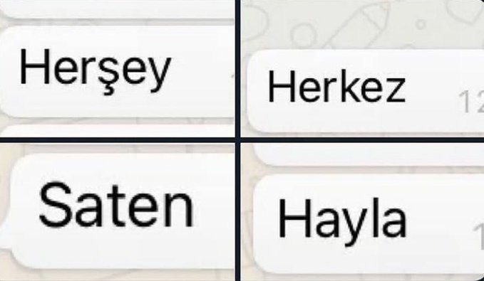 Sinir krizi geçirdiğiniz yazım yanlışı hangisidir?