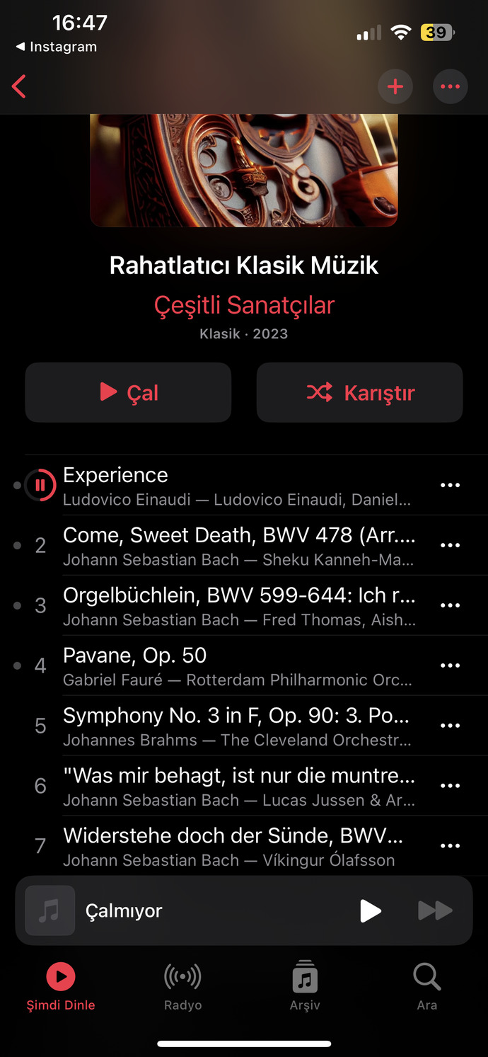 Mutlu ve huzurluyken kafanızda hangi enstrüman çalıyor?