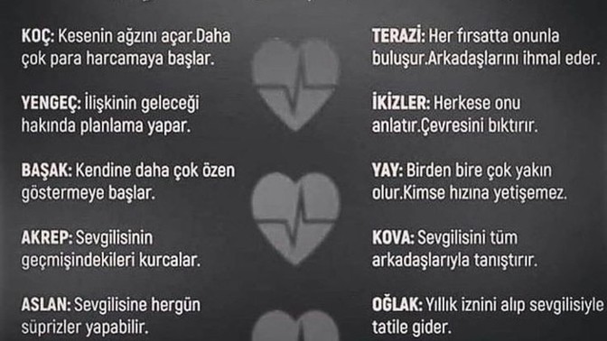 Senin burcun sevgili yapınca ne yapar?