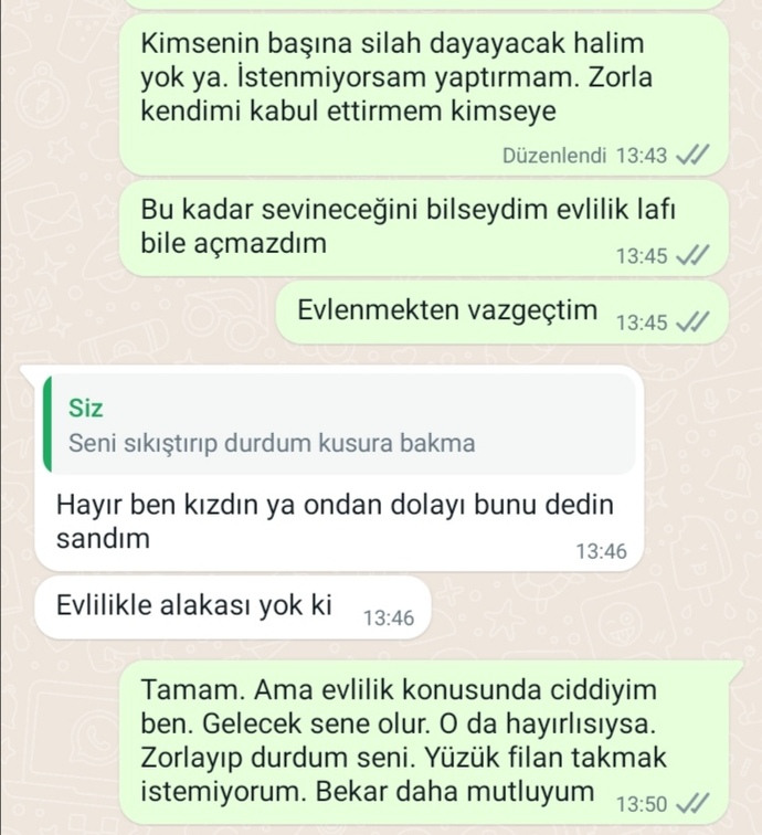 Çok mu eziklenmiş gibi duruyorum?