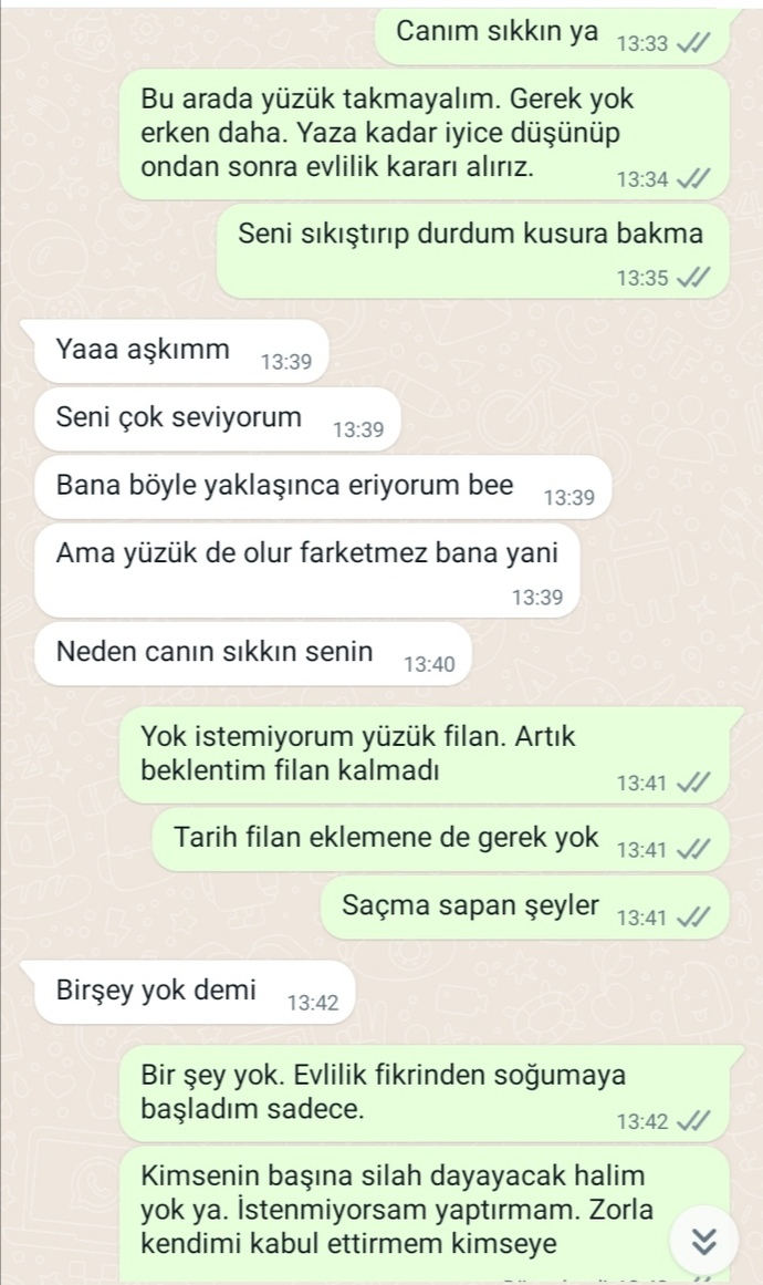 Çok mu eziklenmiş gibi duruyorum?
