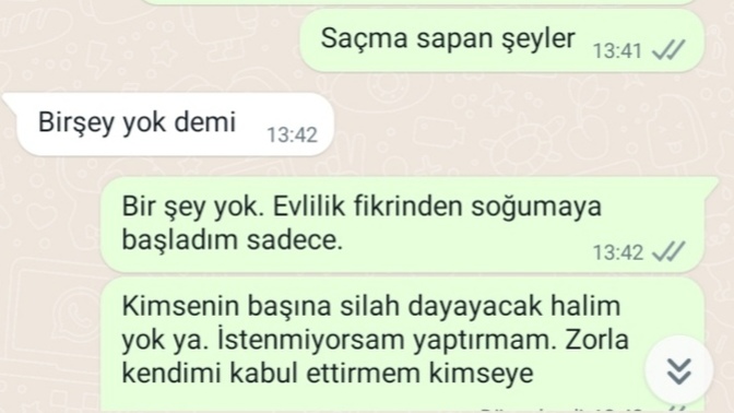 Çok mu eziklenmiş gibi duruyorum?