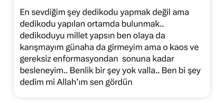 Dedikodu yapmayımı dedikodu yapılan ortamda olmayımı seversiniz?