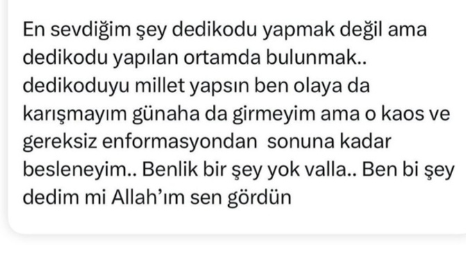Dedikodu yapmayımı dedikodu yapılan ortamda olmayımı seversiniz?