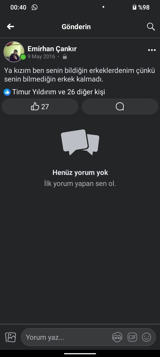 Kızların bilmediği erkek kaldi mi?
